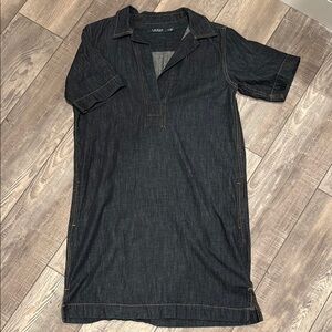 Lauren by Ralph Lauren M Denim Midi Dress